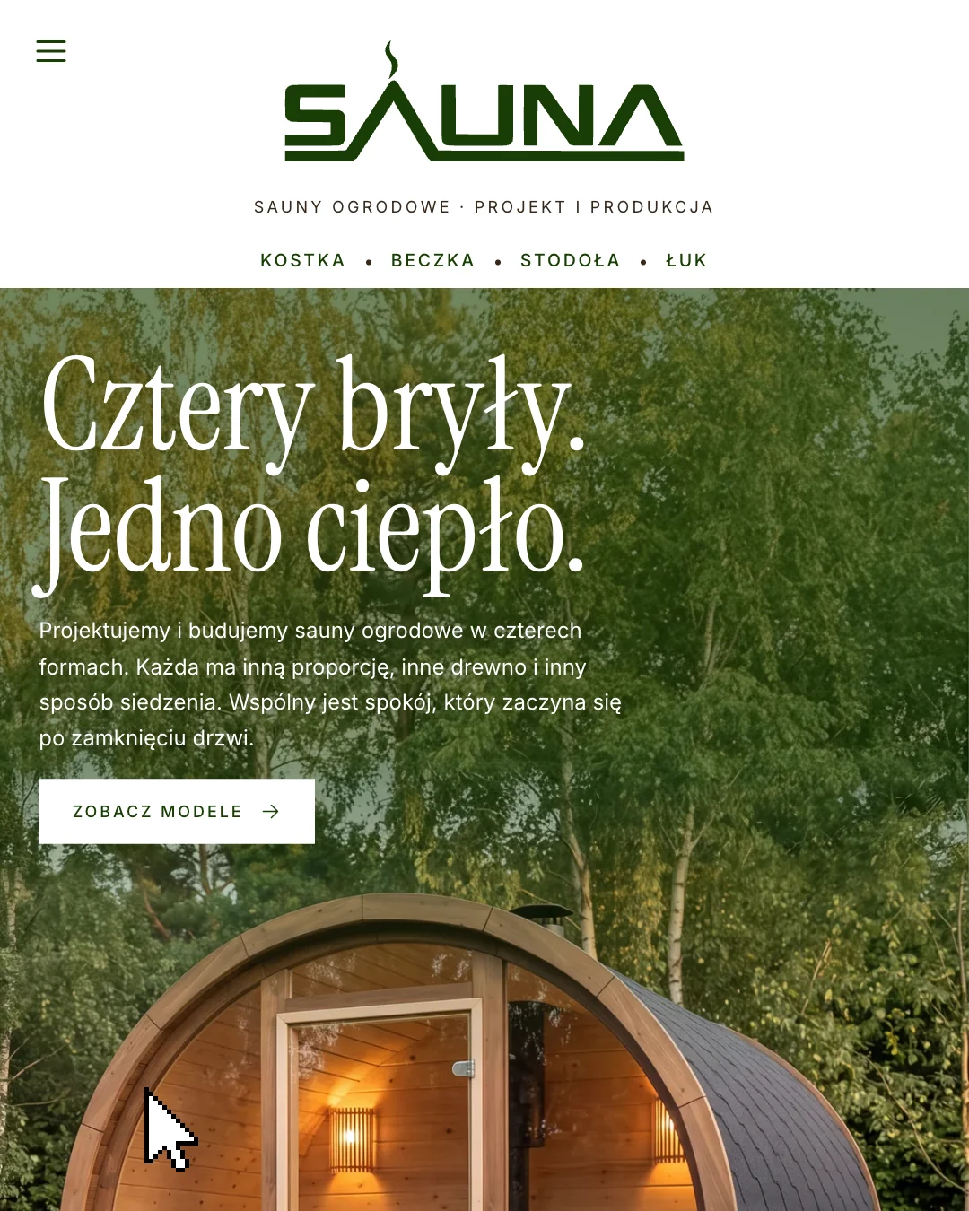 Strona internetowa producenta saun ogrodowych